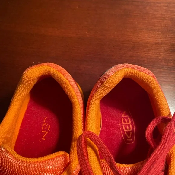 KEEN Women's All Terrain Trail Running Shoes Size 7.5 52014-LCJR Orange GTS 1110 - Picture 9 of 10